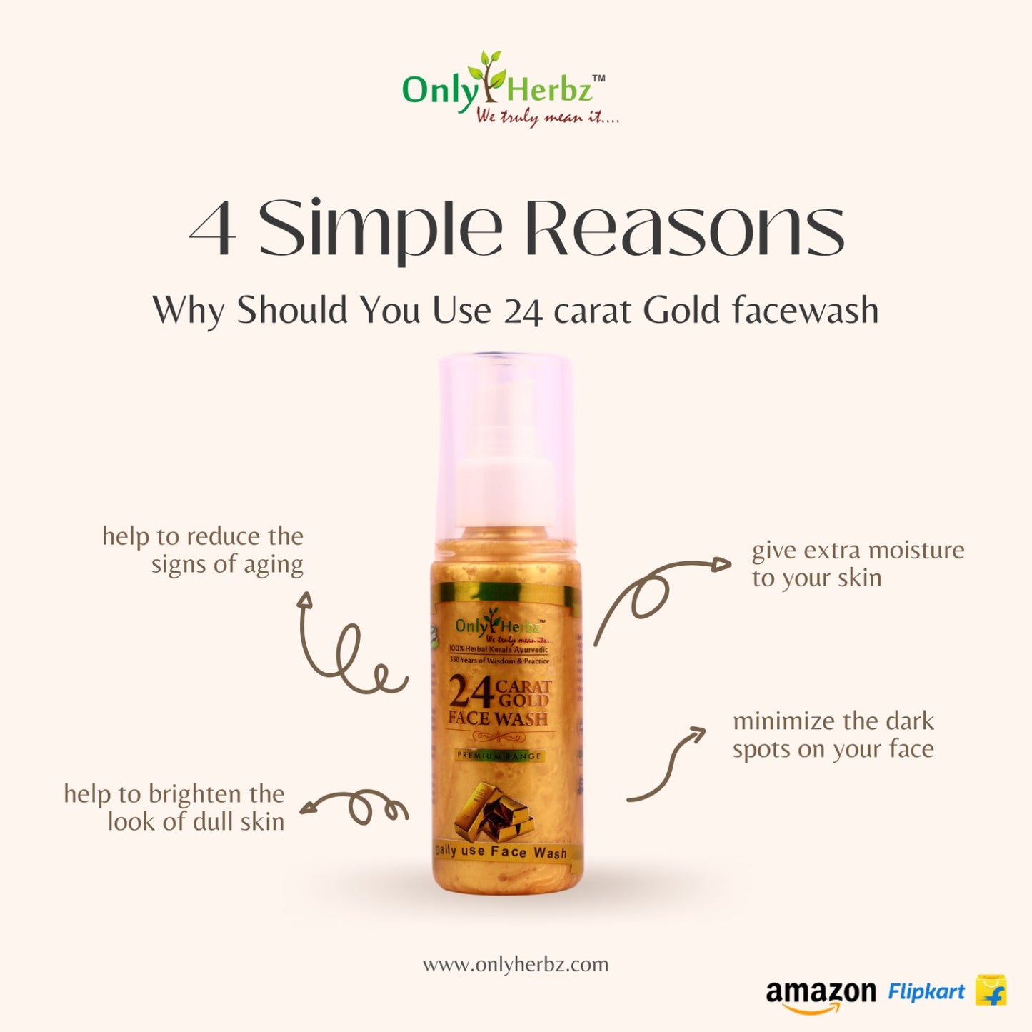 24 CART GOLD FACE WASH