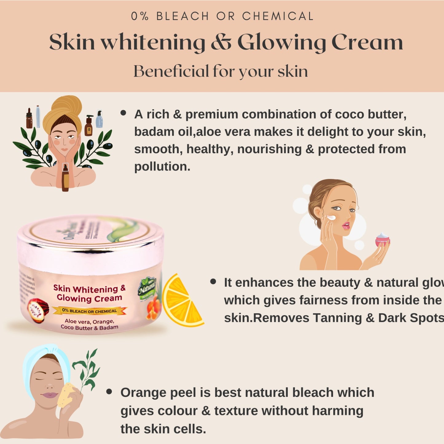 SKIN  WHITENING GLOWING CREAM